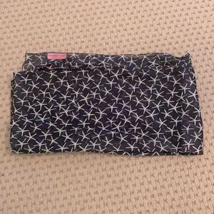 Navy & White Starfish Vineyard Vines Scarf - NWOT